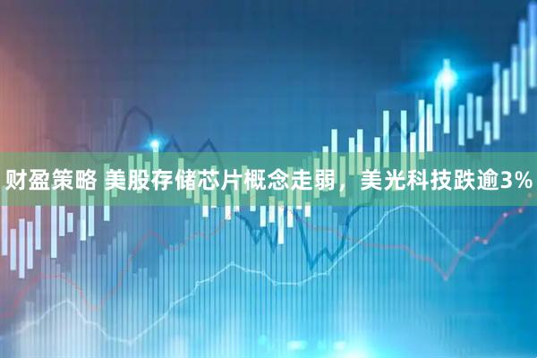 财盈策略 美股存储芯片概念走弱，美光科技跌逾3%
